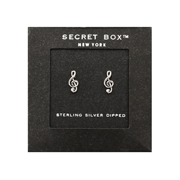 Treble Clef Earrings - Picture 1 of 1